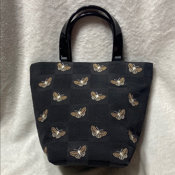 Vintage Talbots butterfly Mini tote bag with plastic handles. - Picture 1 of 13